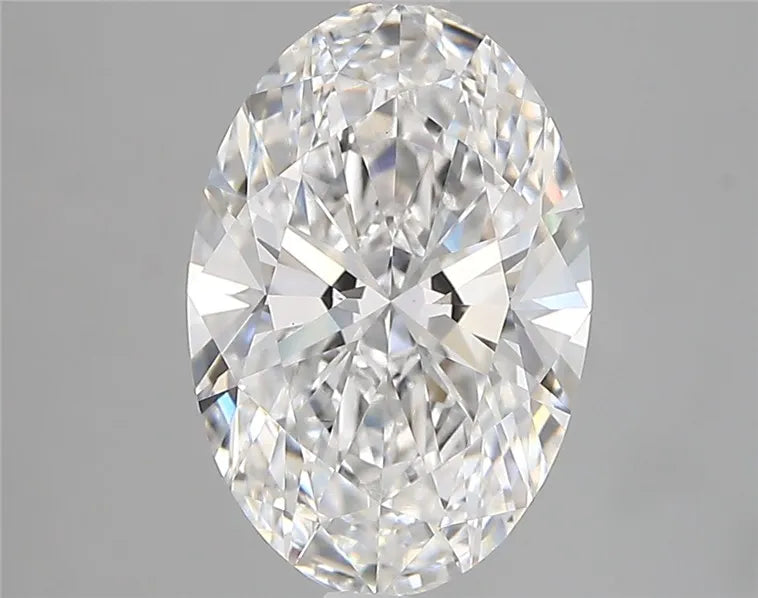 3.00ct Oval Lab Grown Diamond (Colour D, Clarity VVS2, IGI Certified)
