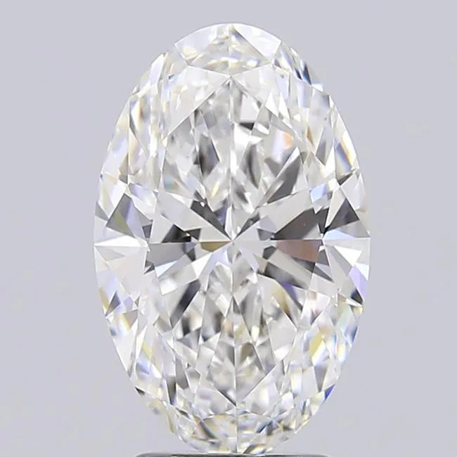 3.00ct Oval Lab Grown Diamond (Colour E, Clarity VVS2, IGI Certified)