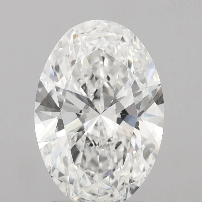 3.00ct Oval Lab Grown Diamond (Colour E, Clarity VVS2, IGI Certified)