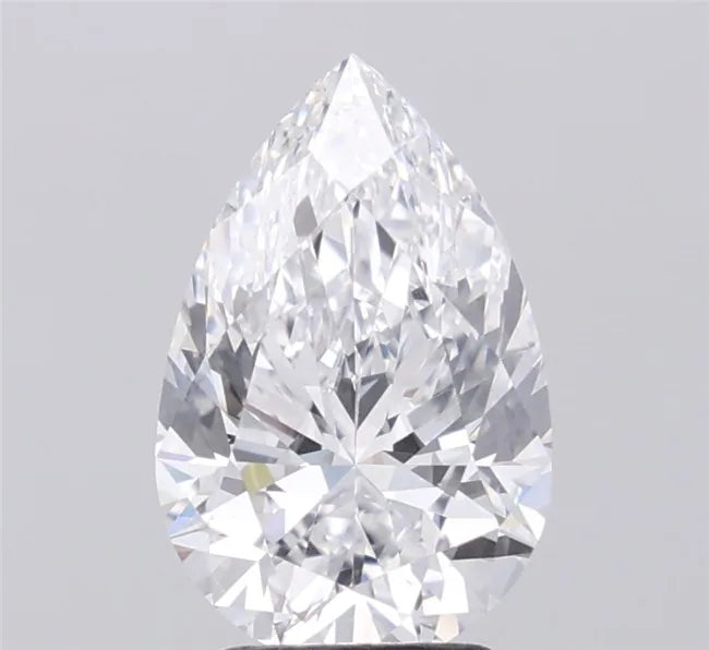 3.00ct Pear Lab Grown Diamond (Colour D, Clarity VVS1, IGI Certified)