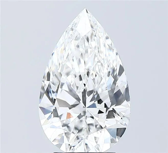 3.00ct Pear Lab Grown Diamond (Colour D, Clarity VVS2, IGI Certified)