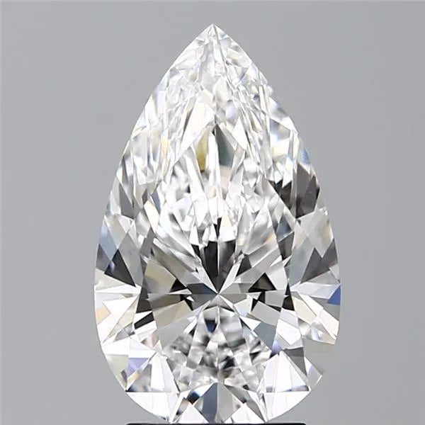 3.00ct Pear Lab Grown Diamond (Colour D, Clarity VVS2, IGI Certified)