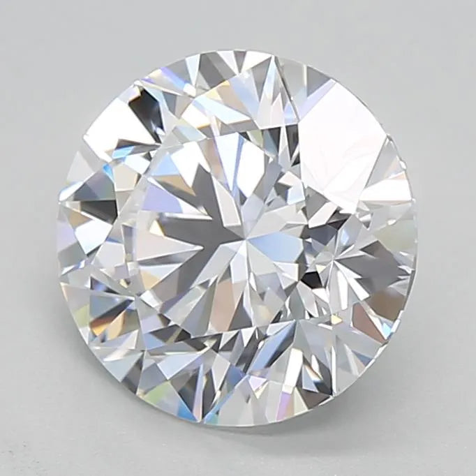 3.00ct Round Lab Grown Diamond (Colour D, Clarity VVS1, Cut EX, IGI Certified)