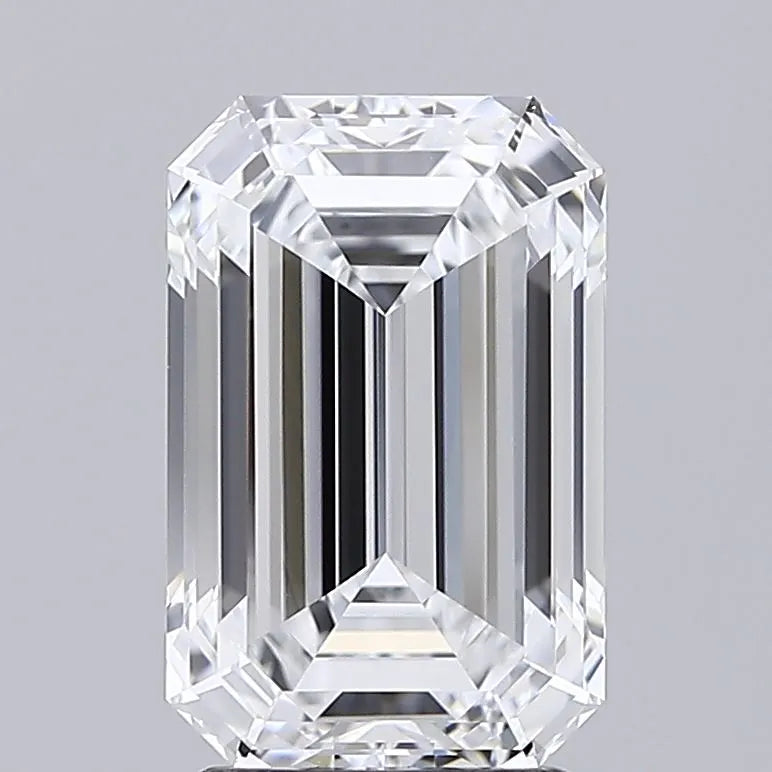 3.01ct Emerald Lab Grown Diamond (Colour D, Clarity VVS1, IGI Certified)