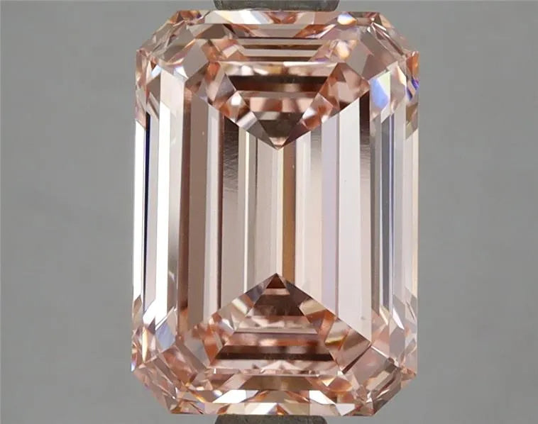 3.01ct Emerald Lab Grown Diamond (Colour Fancy Intense Pink, Clarity VS1, IGI Certified)