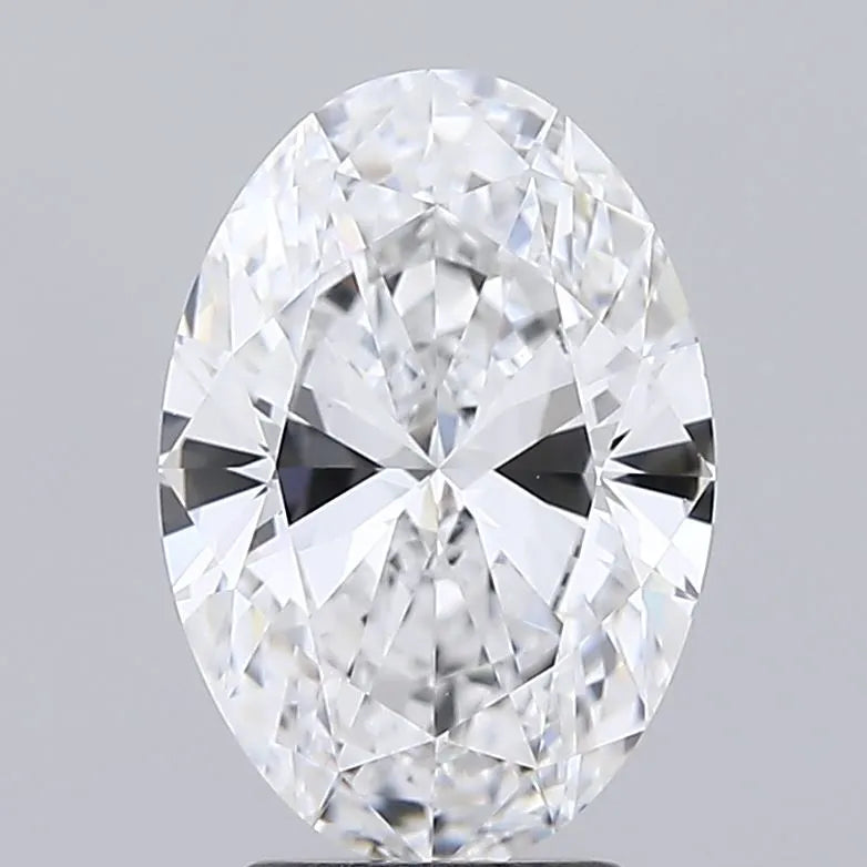 3.01ct Oval Lab Grown Diamond (Colour D, Clarity IF, IGI Certified)
