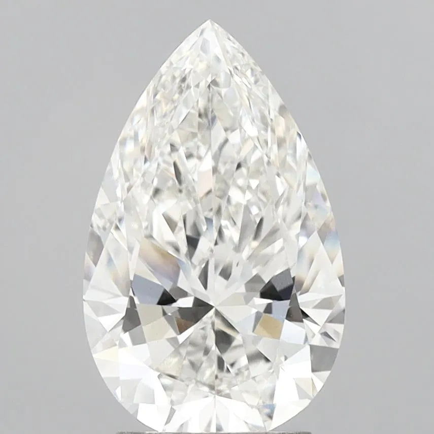 3.01ct Pear Lab Grown Diamond (Colour G, Clarity VVS2, IGI Certified)