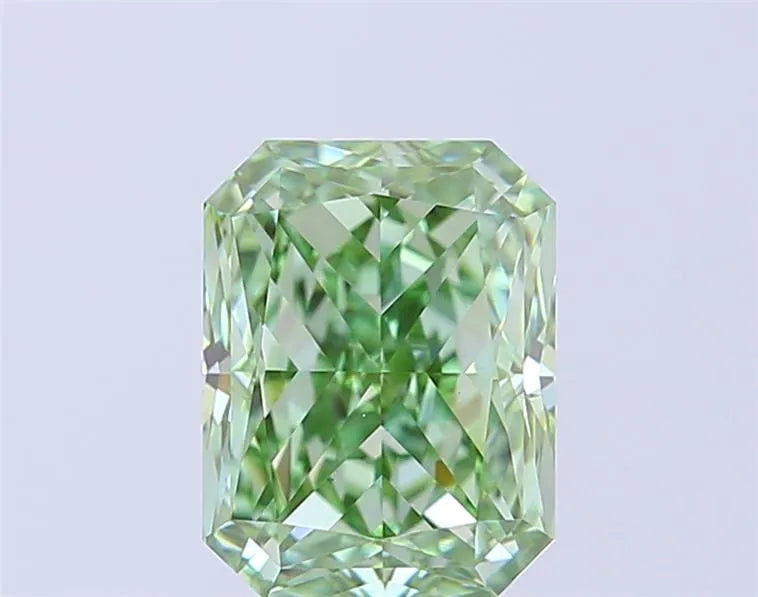 3.01ct Radiant Lab Grown Diamond (Colour Fancy Vivid Green, Clarity VS1, IGI Certified)