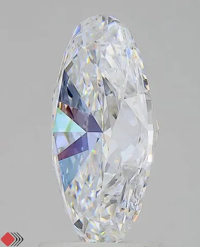 3.02ct Oval Lab Grown Diamond (Colour D, Clarity VVS1, IGI Certified)
