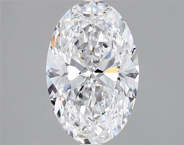 3.02ct Oval Lab Grown Diamond (Colour D, Clarity VVS2, IGI Certified)