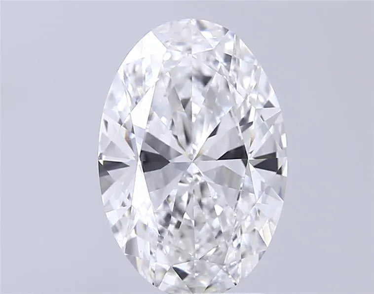 3.02ct Oval Lab Grown Diamond (Colour E, Clarity VVS2, IGI Certified)