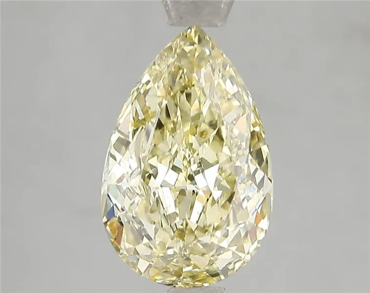3.02ct Pear Lab Grown Diamond (Colour Fancy Intense Yellow, Clarity VS1, IGI Certified)