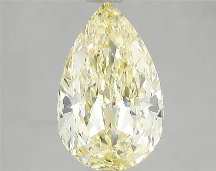 3.02ct Pear Lab Grown Diamond (Colour Fancy Yellow, Clarity VS1, IGI Certified)