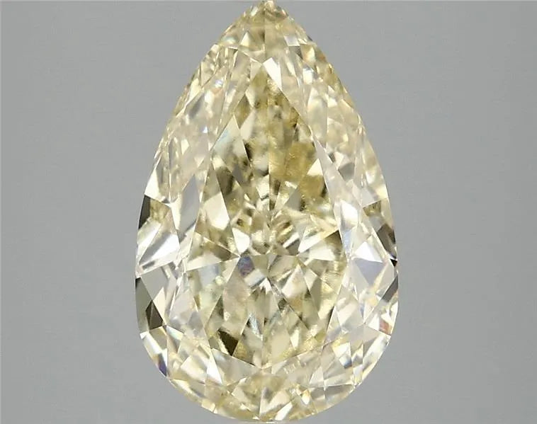 3.02ct Pear Lab Grown Diamond (Colour Fancy Yellow, Clarity VS1, IGI Certified)