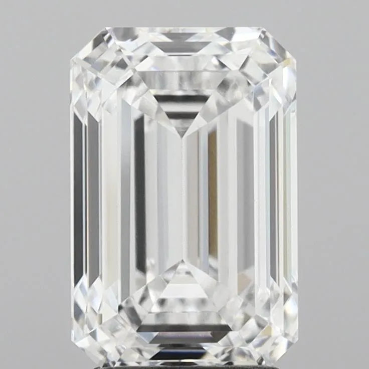 3.03ct Emerald Lab Grown Diamond (Colour D, Clarity VVS2, IGI Certified)