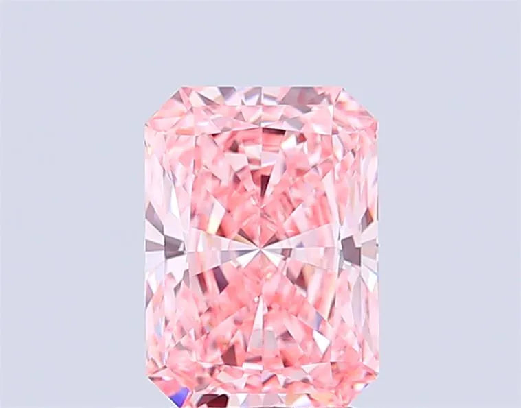 3.05ct Radiant Lab Grown Diamond (Colour Fancy Vivid Pink, Clarity VVS2, IGI Certified)