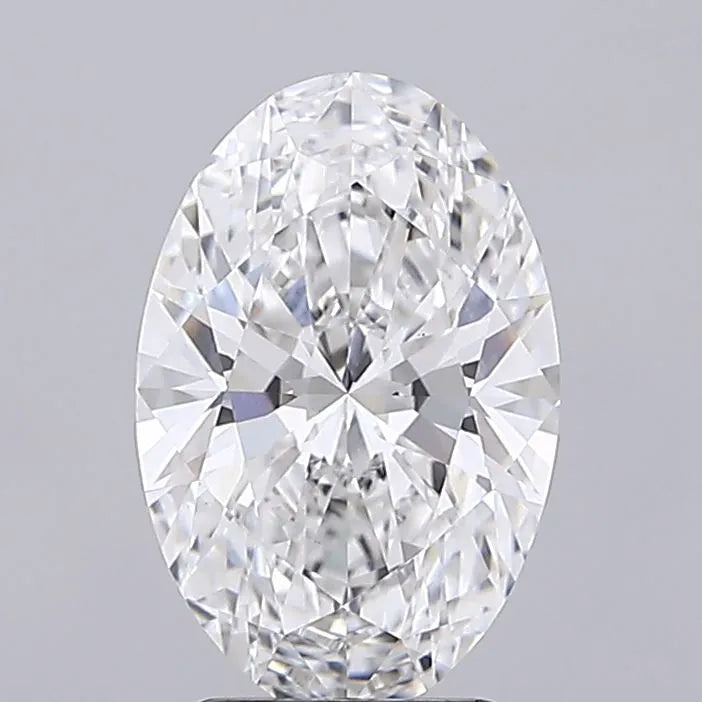 3.06ct Oval Lab Grown Diamond (Colour E, Clarity VS1, IGI Certified)