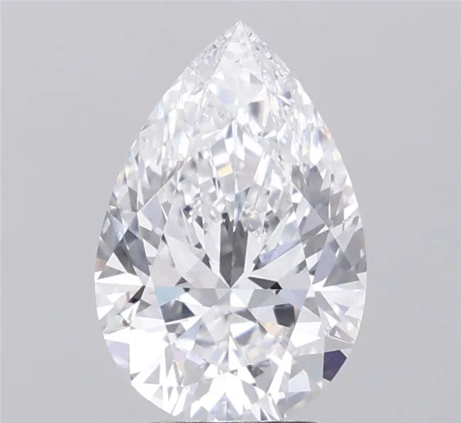 3.06ct Pear Lab Grown Diamond (Colour E, Clarity VVS2, IGI Certified)