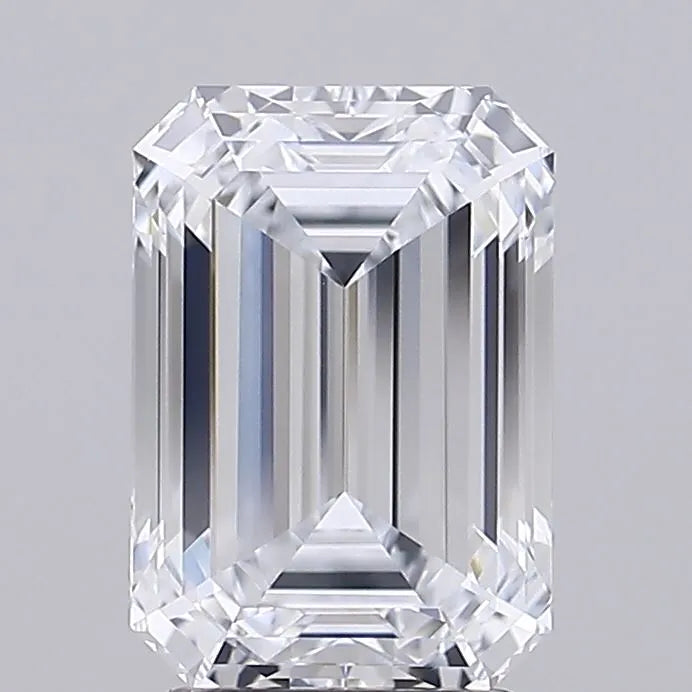 3.07ct Emerald Lab Grown Diamond (Colour F, Clarity IF, IGI Certified)