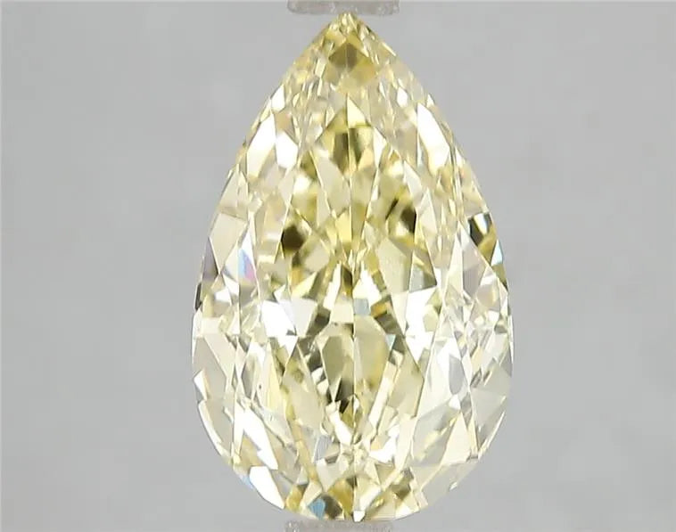 3.07ct Pear Lab Grown Diamond (Colour Fancy Intense Yellow, Clarity VS1, IGI Certified)
