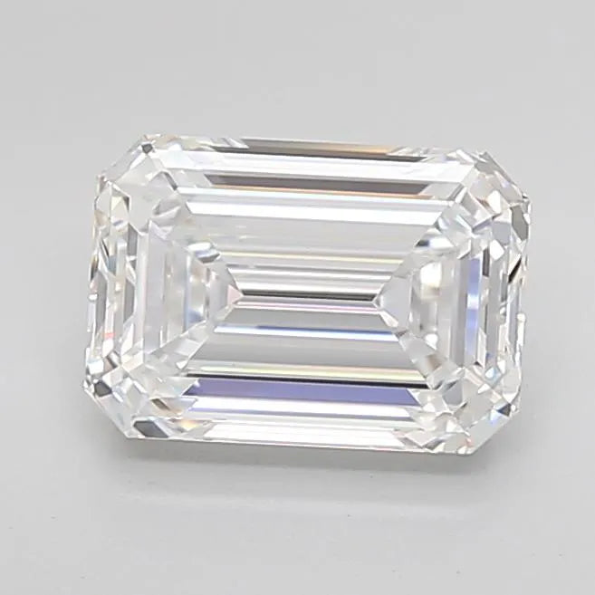 3.08ct Emerald Lab Grown Diamond (Colour D, Clarity VVS1, Cut EX, IGI Certified)