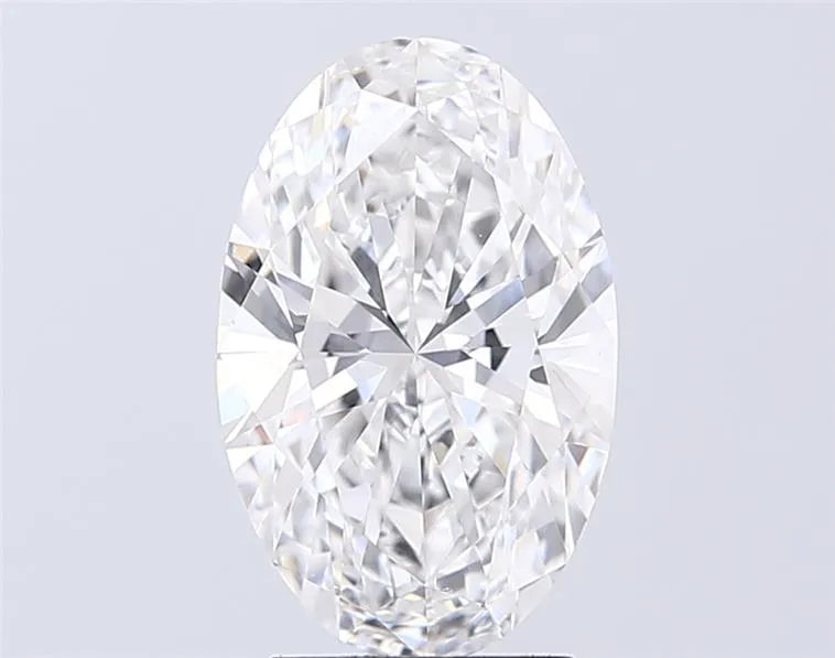 3.08ct Oval Lab Grown Diamond (Colour D, Clarity VVS2, IGI Certified)