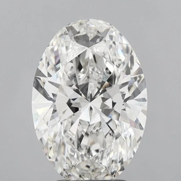 3.08ct Oval Lab Grown Diamond (Colour G, Clarity VVS2, IGI Certified)
