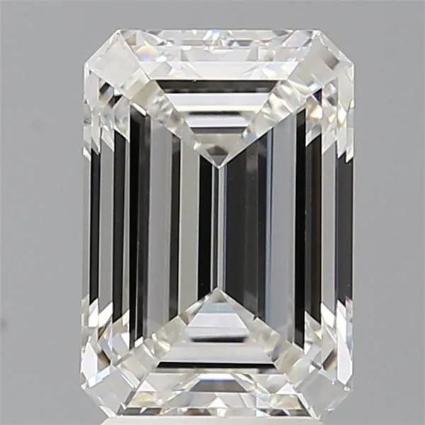 3.09ct Emerald Lab Grown Diamond (Colour G, Clarity VVS2, IGI Certified)