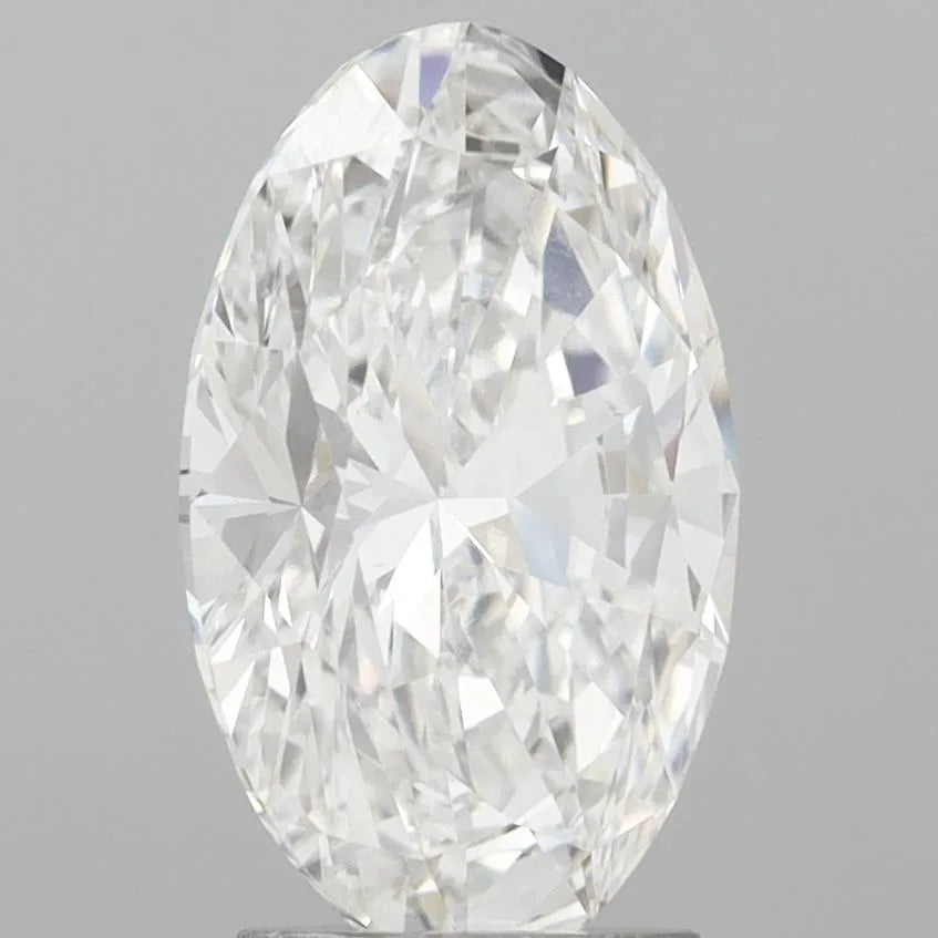 3.09ct Oval Lab Grown Diamond (Colour E, Clarity VVS1, IGI Certified)