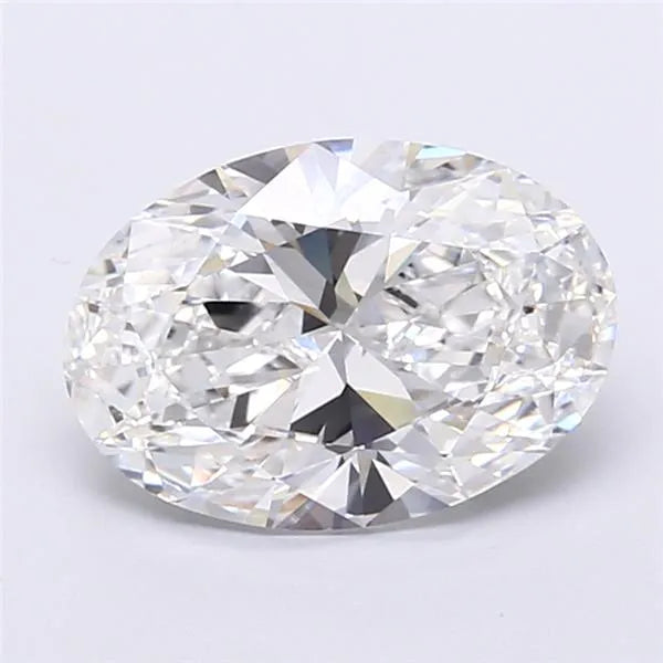 3.09ct Oval Lab Grown Diamond (Colour E, Clarity VVS2, IGI Certified)