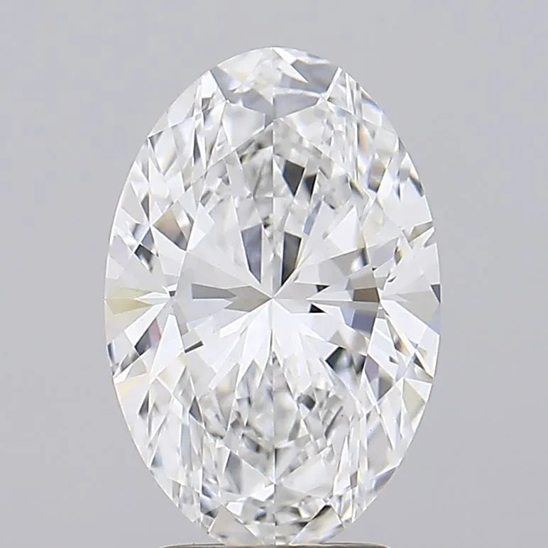 3.09ct Oval Lab Grown Diamond (Colour E, Clarity VVS2, IGI Certified)