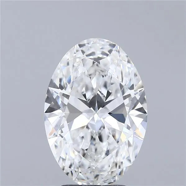 3.09ct Oval Lab Grown Diamond (Colour E, Clarity VVS2, IGI Certified)