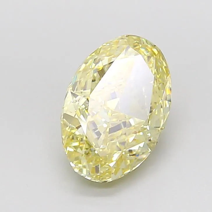 3.09ct Oval Lab Grown Diamond (Colour Fancy Yellow, Clarity VS1, IGI Certified)