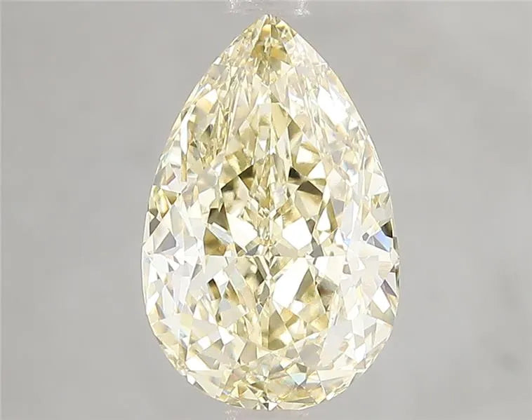 3.09ct Pear Lab Grown Diamond (Colour Fancy Yellow, Clarity VS1, IGI Certified)