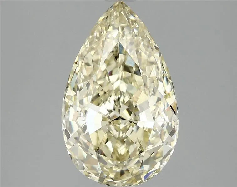 3.09ct Pear Lab Grown Diamond (Colour Fancy Yellow, Clarity VS1, IGI Certified)