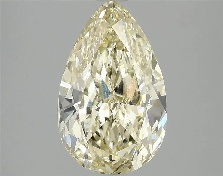 3.09ct Pear Lab Grown Diamond (Colour Fancy Yellow, Clarity VS1, IGI Certified)