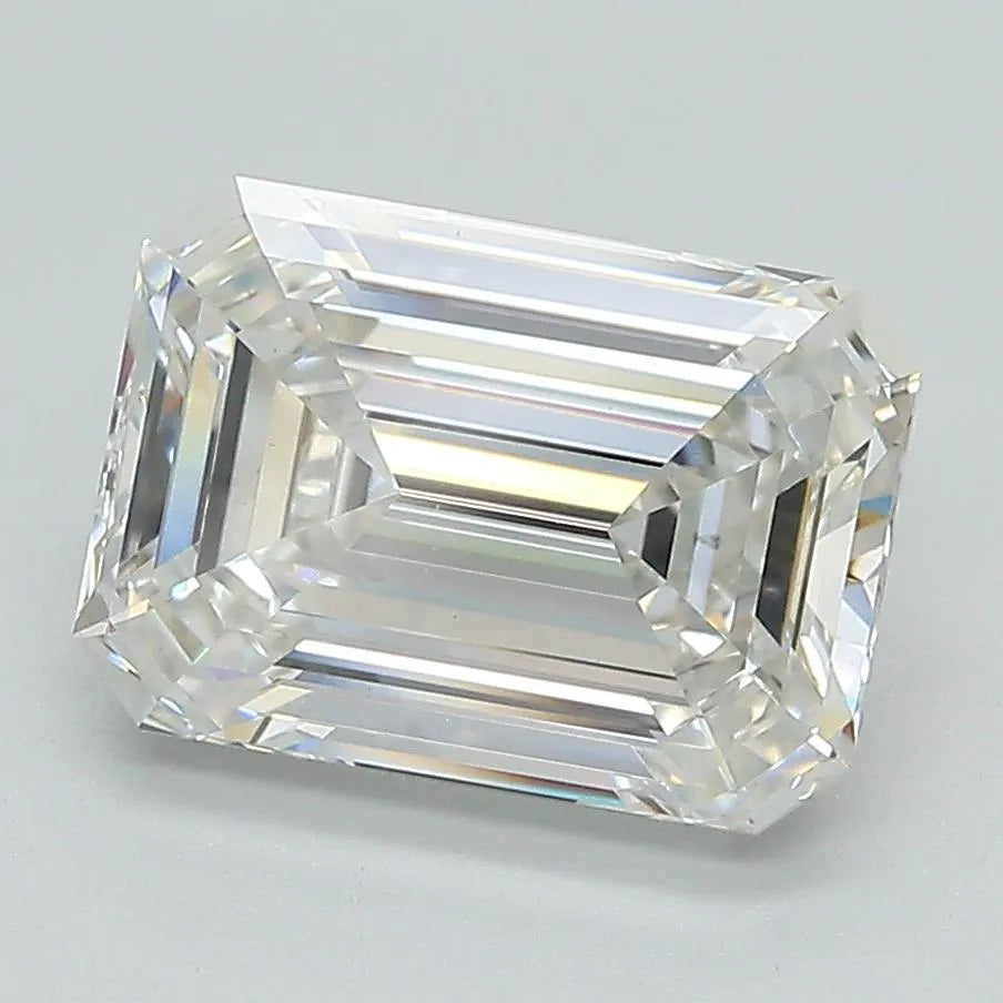 3.10ct Emerald Lab Grown Diamond (Colour D, Clarity VVS2, IGI Certified)
