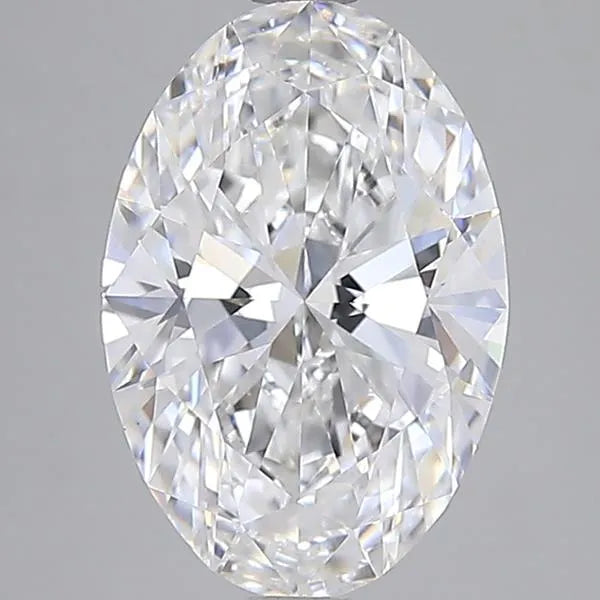 3.10ct Oval Lab Grown Diamond (Colour E, Clarity VVS2, IGI Certified)