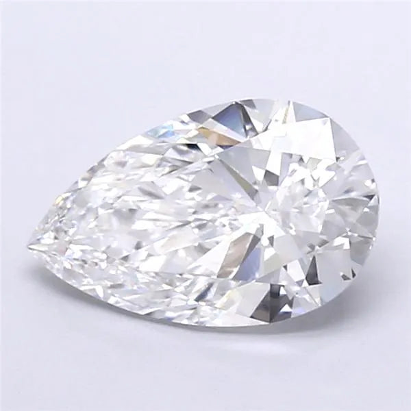 3.10ct Pear Lab Grown Diamond (Colour D, Clarity VVS1, IGI Certified)