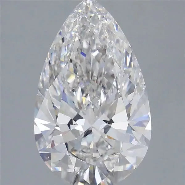 3.10ct Pear Lab Grown Diamond (Colour E, Clarity VVS2, IGI Certified)