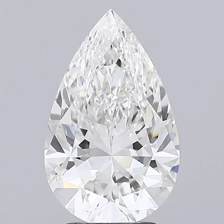 3.10ct Pear Lab Grown Diamond (Colour F, Clarity VVS2, IGI Certified)