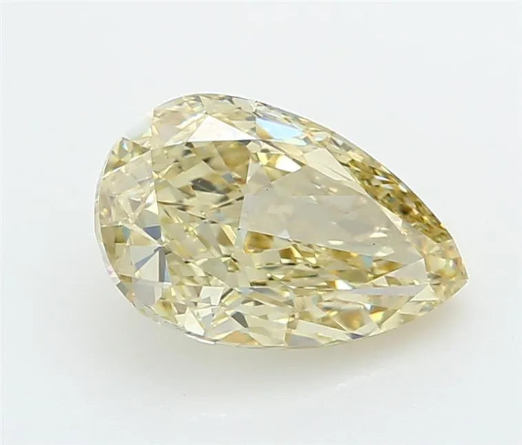 3.10ct Pear Lab Grown Diamond (Colour Fancy Yellow, Clarity VVS2, IGI Certified)