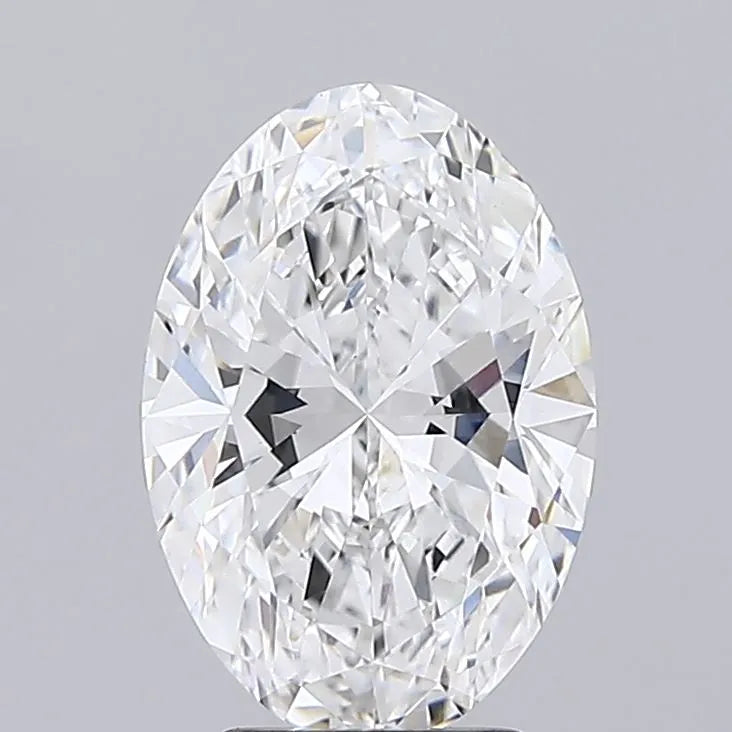 3.11ct Oval Lab Grown Diamond (Colour E, Clarity VVS2, IGI Certified)