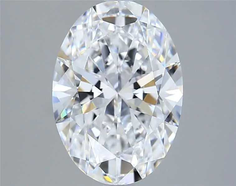 3.12ct Oval Lab Grown Diamond (Colour D, Clarity VVS1, IGI Certified)