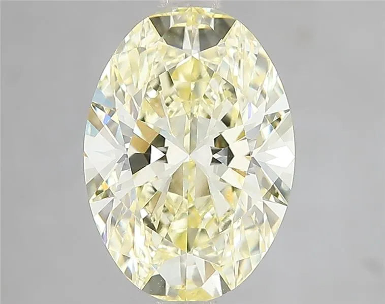 3.13ct Oval Lab Grown Diamond (Colour Fancy Intense Yellow, Clarity VS1, IGI Certified)