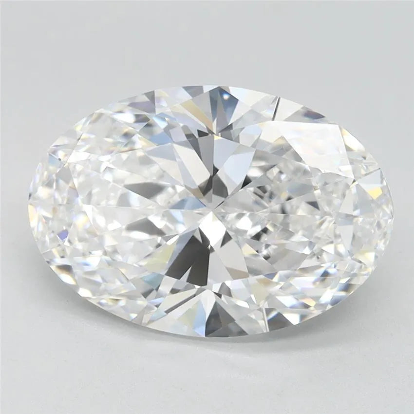 3.14ct Oval Lab Grown Diamond (Colour D, Clarity VVS1, IGI Certified)
