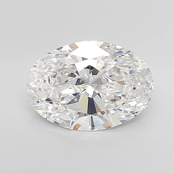 3.16ct Oval Lab Grown Diamond (Colour D, Clarity VVS1, Cut EX, IGI Certified)