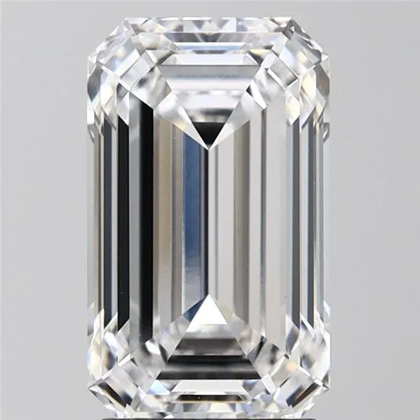 3.17ct Emerald Lab Grown Diamond (Colour D, Clarity VVS2, IGI Certified)