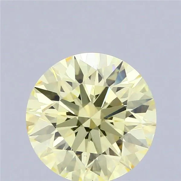 3.20ct Round Lab Grown Diamond (Colour Fancy Yellow, Clarity VS1, Cut ID, IGI Certified)