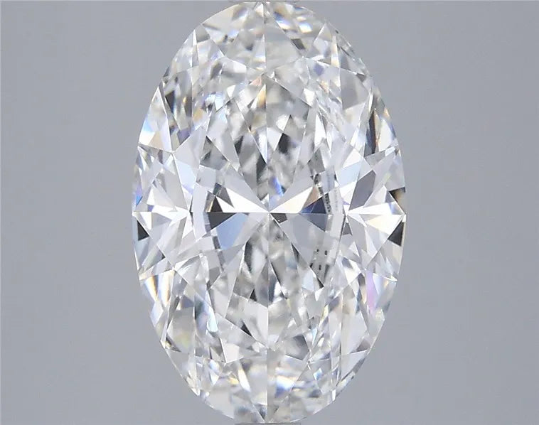3.21ct Oval Lab Grown Diamond (Colour E, Clarity VVS2, IGI Certified)